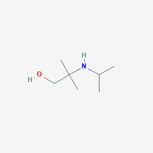 molecular formula C7H17NO B2601966 2-Methyl-2-(propan-2-ylamino)propan-1-ol CAS No. 90434-44-9