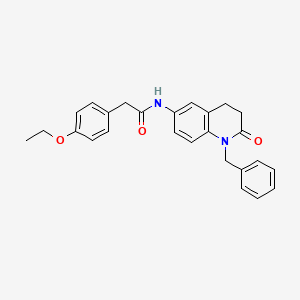 molecular formula C26H26N2O3 B2601969 N-(1-苄基-2-氧代-1,2,3,4-四氢喹啉-6-基)-2-(4-乙氧基苯基)乙酰胺 CAS No. 950464-23-0