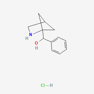 {2-Azabicyclo[2.1.1]hexan-1-yl}(phenyl)methanol hydrochloride