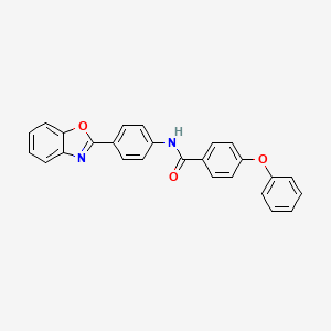 N-[4-(1,3-benzoxazol-2-yl)phenyl]-4-phenoxybenzamide