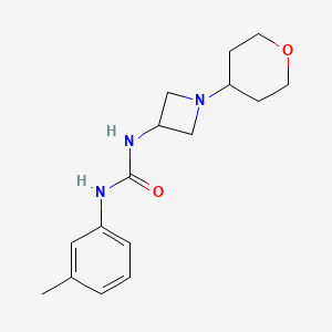 1-(3-Methylphenyl)-3-[1-(oxan-4-yl)azetidin-3-yl]urea