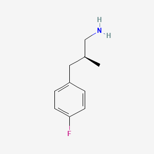 (2S)-3-(4-Fluorophenyl)-2-methylpropan-1-amine