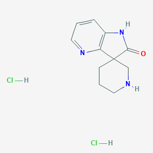 Spiro[piperidine-3,3'-pyrrolo[3,2-b]pyridin]-2'(1'H)-one dihydrochloride