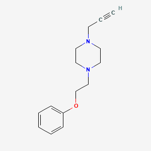 molecular formula C15H20N2O B2602093 1-(2-Phenoxyethyl)-4-(prop-2-yn-1-yl)piperazine CAS No. 1281052-13-8