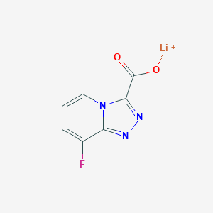 molecular formula C7H3FLiN3O2 B2602228 Lithium;8-fluoro-[1,2,4]triazolo[4,3-a]pyridine-3-carboxylate CAS No. 2361636-19-1
