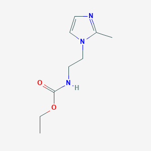 molecular formula C9H15N3O2 B2602237 ethyl (2-(2-methyl-1H-imidazol-1-yl)ethyl)carbamate CAS No. 1286705-41-6