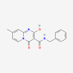 molecular formula C17H15N3O3 B2602251 N-苄基-2-羟基-8-甲基-4-氧代-4H-吡啶并[1,2-a]嘧啶-3-羧酰胺 CAS No. 886896-60-2