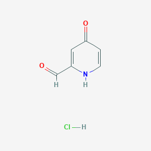 molecular formula C6H6ClNO2 B2602334 4-羟基吡啶甲醛盐酸盐 CAS No. 1965309-48-1
