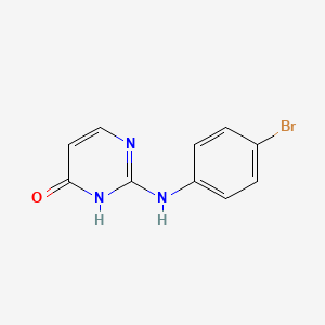 2-(4-bromoanilino)-4(3H)-pyrimidinone