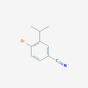 molecular formula C10H10BrN B2602352 4-Bromo-3-isopropylbenzonitrile CAS No. 1369954-02-8