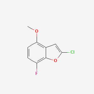 2-Chloro-7-fluoro-4-methoxybenzofuran