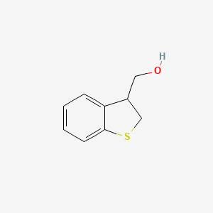molecular formula C9H10OS B2602560 (2,3-Dihydro-1-benzothiophen-3-yl)methanol CAS No. 123392-40-5