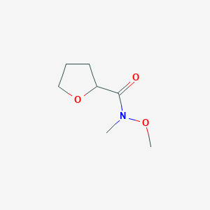 molecular formula C7H13NO3 B2602662 N-甲氧基-N-甲基氧杂环丁烷-2-甲酰胺 CAS No. 907961-91-5
