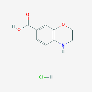 3,4-Dihydro-2h-1,4-benzoxazine-7-carboxylic acid hydrochloride