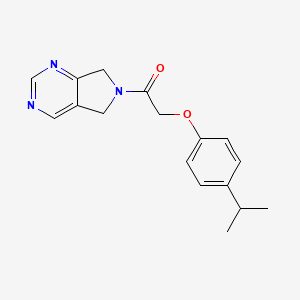 2-(4-isopropylphenoxy)-1-(5H-pyrrolo[3,4-d]pyrimidin-6(7H)-yl)ethanone