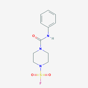 4-(Phenylcarbamoyl)piperazine-1-sulfonyl fluoride