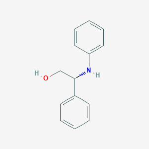 (2R)-2-phenyl-2-(phenylamino)ethan-1-ol
