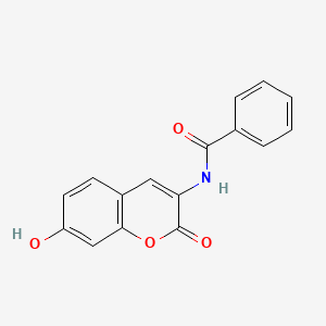 N-(7-hydroxy-2-oxo-2H-chromen-3-yl)benzamide