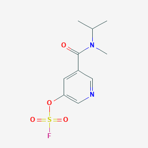3-Fluorosulfonyloxy-5-[methyl(propan-2-yl)carbamoyl]pyridine