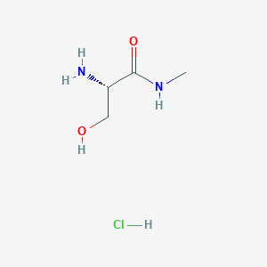 (S)-2-amino-3-hydroxy-N-methylpropanamide hydrochloride