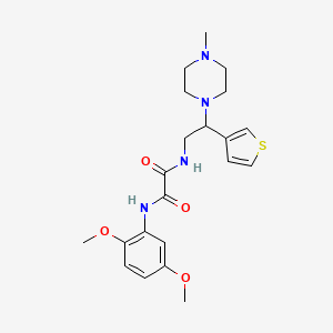 N1-(2,5-dimethoxyphenyl)-N2-(2-(4-methylpiperazin-1-yl)-2-(thiophen-3-yl)ethyl)oxalamide