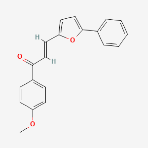 (E)-1-(4-methoxyphenyl)-3-(5-phenylfuran-2-yl)prop-2-en-1-one