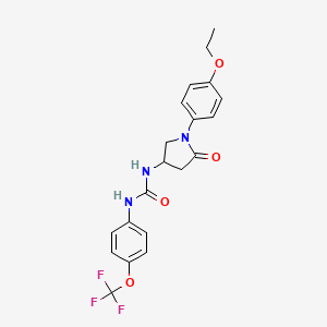 1-(1-(4-Ethoxyphenyl)-5-oxopyrrolidin-3-yl)-3-(4-(trifluoromethoxy)phenyl)urea