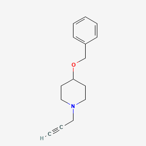 4-(Benzyloxy)-1-(prop-2-yn-1-yl)piperidine