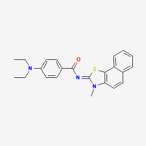 (Z)-4-(diethylamino)-N-(3-methylnaphtho[2,1-d]thiazol-2(3H)-ylidene)benzamide