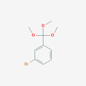 molecular formula C10H13BrO3 B2602898 1-Bromo-3-(trimethoxymethyl)benzene CAS No. 1248919-90-5