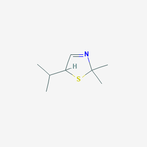 molecular formula C8H15NS B026029 2,2-Dimethyl-5-isopropyl-3-thiazoline CAS No. 108284-85-1