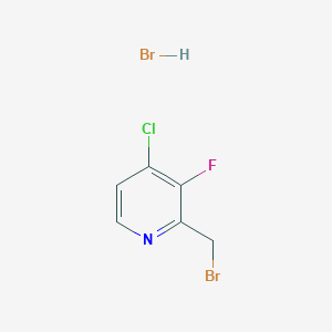 2-(Bromomethyl)-4-chloro-3-fluoropyridine;hydrobromide