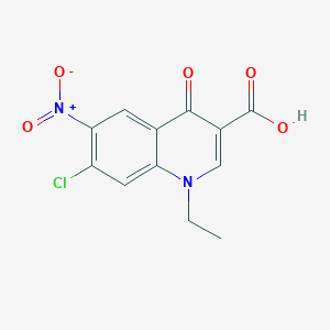 7-Chloro-1-ethyl-6-nitro-4-oxo-1,4-dihydroquinoline-3-carboxylic acid