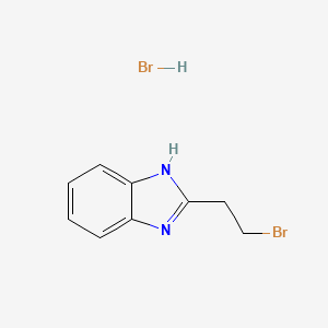 molecular formula C9H10Br2N2 B2602927 2-(2-Bromoethyl)benzimidazole Hydrobromide CAS No. 51036-77-2