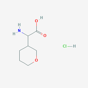2-Amino-2-(oxan-3-yl)acetic acid hydrochloride