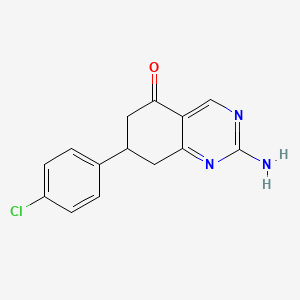 2-amino-7-(4-chlorophenyl)-7,8-dihydroquinazolin-5(6H)-one