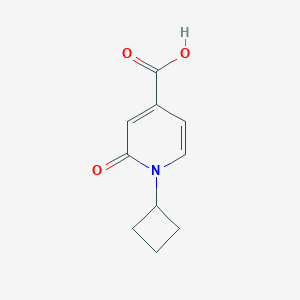 1-Cyclobutyl-2-oxo-1,2-dihydropyridine-4-carboxylic acid