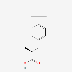 molecular formula C14H20O2 B2602984 (2S)-3-(4-Tert-butylphenyl)-2-methylpropanoic acid CAS No. 75166-28-8
