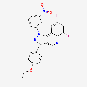 3-(4-ethoxyphenyl)-6,8-difluoro-1-(3-nitrophenyl)-1H-pyrazolo[4,3-c]quinoline