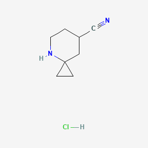 4-Azaspiro[2.5]octane-7-carbonitrile;hydrochloride