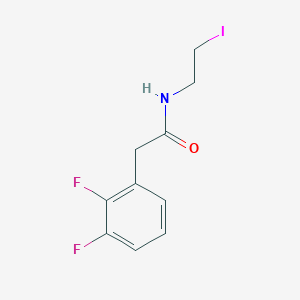 2-(2,3-difluorophenyl)-N-(2-iodoethyl)acetamide