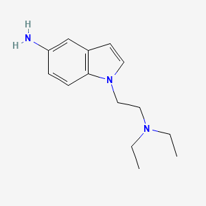 molecular formula C14H21N3 B2603042 1-[2-(diethylamino)ethyl]-1H-indol-5-amine CAS No. 689300-12-7