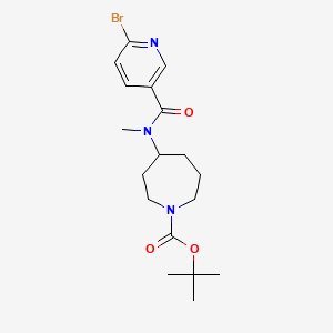 Tert-butyl 4-[(6-bromopyridine-3-carbonyl)-methylamino]azepane-1-carboxylate