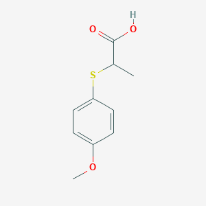 2-[(4-Methoxyphenyl)sulfanyl]propanoic acid