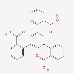 molecular formula C27H18O6 B2603073 1,3,5-Tris(2-carboxyphenyl)benzene CAS No. 955050-88-1