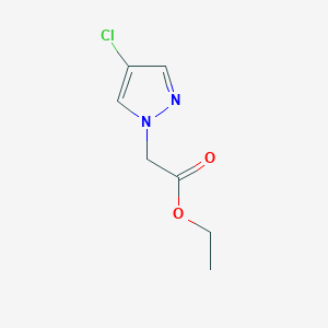 molecular formula C7H9ClN2O2 B2603251 ethyl (4-chloro-1H-pyrazol-1-yl)acetate CAS No. 51292-40-1