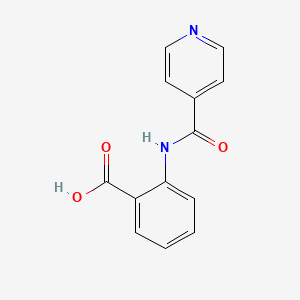 molecular formula C13H10N2O3 B2603253 2-(Isonicotinoylamino)benzoic acid CAS No. 57696-10-3