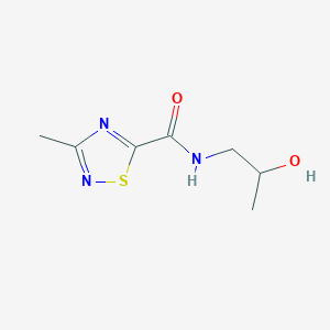 N-(2-hydroxypropyl)-3-methyl-1,2,4-thiadiazole-5-carboxamide