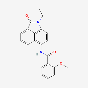 N-(1-ethyl-2-oxo-1,2-dihydrobenzo[cd]indol-6-yl)-2-methoxybenzamide