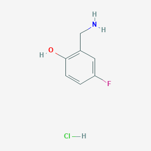 2-(Aminomethyl)-4-fluorophenol hydrochloride